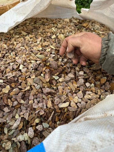 Златолит персиковый декоративная каменная крошка купить в Республике Бурятия