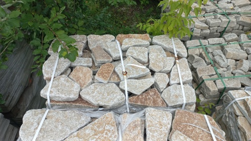 Гранитный плитняк галтованный для парковки купить в Республике Бурятия