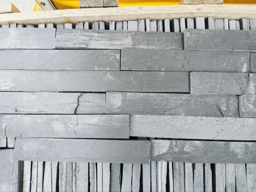 Плитка чёрная из натурального камня фасадная 30 см * 5 см, толщина 7 мм -30 мм купить в Республике Бурятия