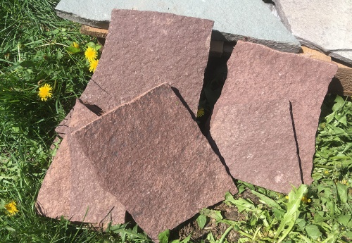 Плитняк лемезит бордовый для цоколя 1,5-2 см купить в Республике Бурятия