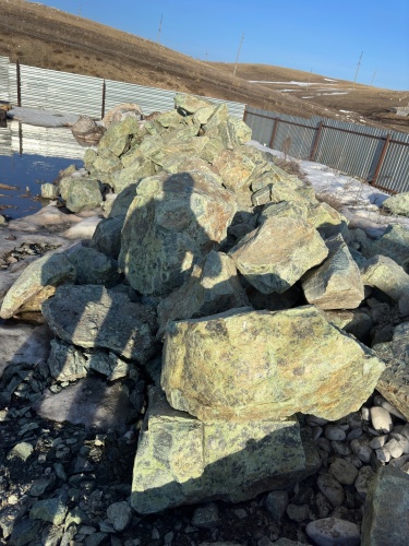 Камни для ландшафтного дизайна зелёные 10-60 килограмм купить в Республике Бурятия
