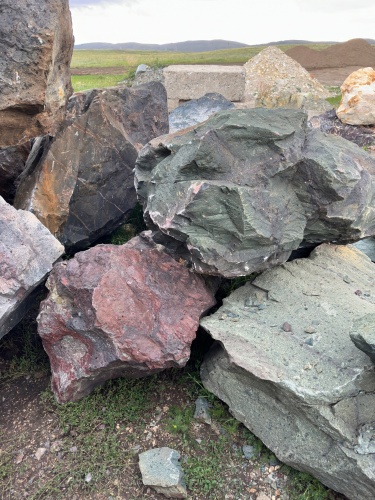 Камни для ландшафтного дизайна зелёные 10-60 килограмм купить в Республике Бурятия