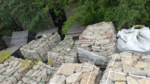 Гранитный плитняк галтованный для парковки купить в Республике Бурятия