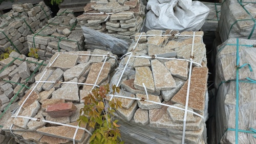 Гранитный плитняк галтованный для парковки купить в Республике Бурятия