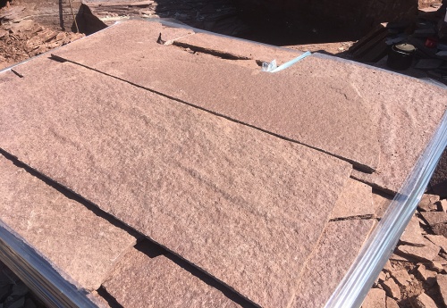 Плитняк лемезит бордовый для облицовки цоколя 20-25 мм  купить в Республике Бурятия